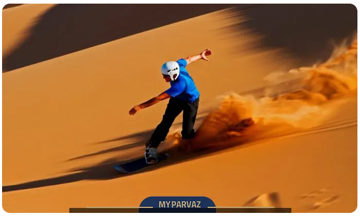 Dubai Sand Skiing